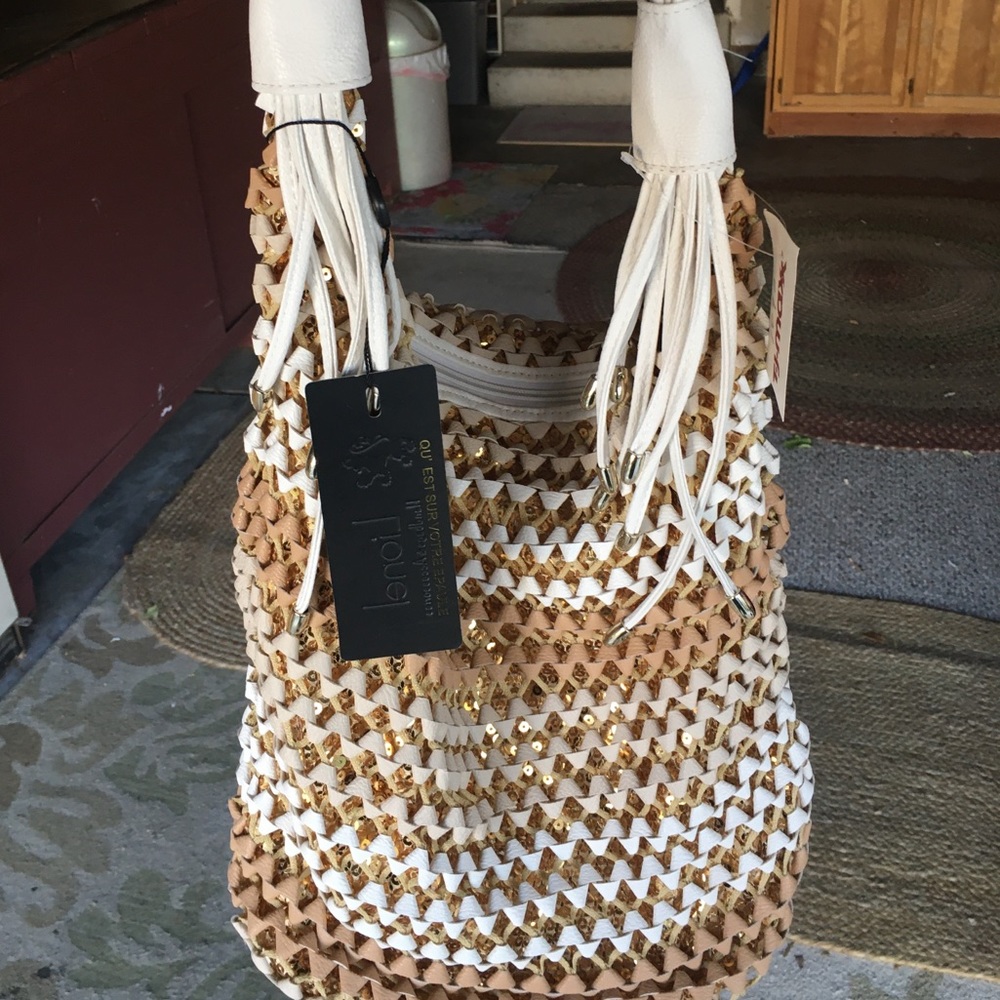 Brand new shimmering gold purse